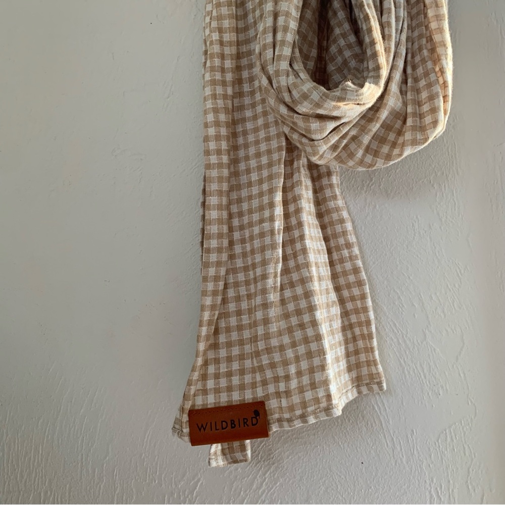 Gingham wildbird sling